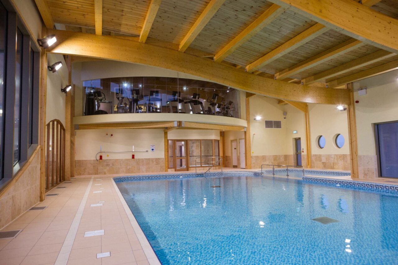 Silver-Bay-Spa-and-Leisure-Complex-Fitness-Centre-overlooking-swimming-pool-3